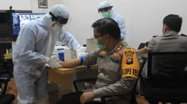 Polres Sekadau Rapid Test