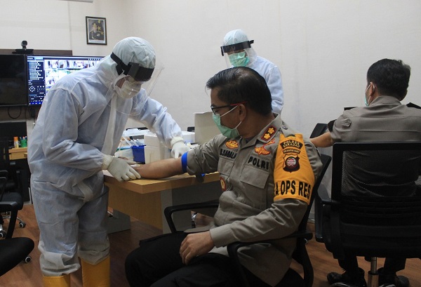 Polres Sekadau Rapid Test