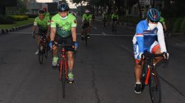 Gowes Kasdam dan Danrem