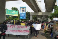 Aksi Mahasiswa di Kejagung RI
