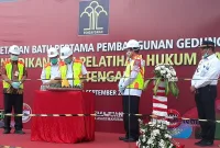 Peletakan Batu Pertama Badiklat Jateng