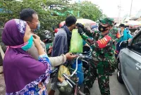 840 Masker BNPB dan Mabes TNI Dibagikan 