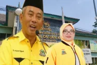 Rahmat Effendi Bersama Plt Golkar Kota Bekasi, Ade Puspitasari