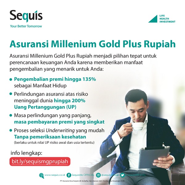 Sequis – Asuransi Millenium Gold Plus Rupiah