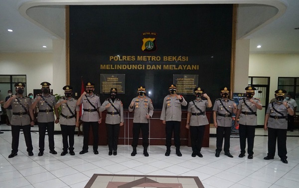 Mutasi Pejabat Polres Metro Bekasi