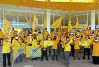 Aksi Kader Golkar Kota Bekasi ke DPP Partai Golkar