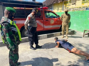 Polres Ponorogo Rutin Gelar Operasi Yustisi Gabungan Pelanggar Prokes