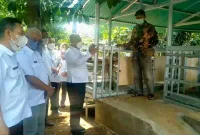 Walikota Bekasi Dr. H. Rahmat Effendi Kunjungi Perternak Kambing