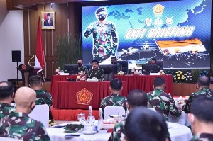 Diakhir Jabatannya, Marsekal TNI Hadi Tjahjanto Adakan Exit Briefing