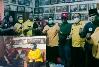 Ketua PP Kota Bekasi, Ariyes Budiman Bersama Ketua DPD Golkar Kota Bekasi: Ade Puspitasari