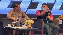 Ket Foto: Kadiv Humas Polri, Kombes Pol. Truno (Kiri) dan Advokat Alvin Lim (Kanan) 