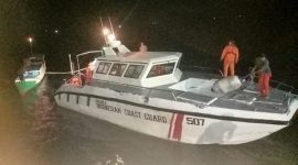 Longboat Mati Mesin di Perairan Tanjung Tamedan