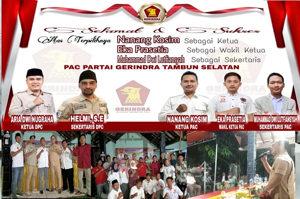 DPC Partai Gerindra Kabupaten Bekasi, Jawa Barat