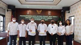 Kejari Tobasa MoU Dengan Perum Jasa Tirta I