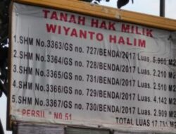 Kanwil BPN Provinsi Banten Batalkan Sertifikat Milik Wijanto Halim