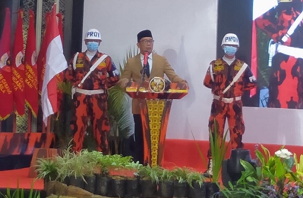 Gubernur Jawa Barat Ridwan Kamil di Muswil XI Organisasi PP Jawa Barat