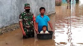 Luapan Sungai Pemali Brebes Jateng