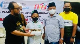 Wartawan Kabupaten Bekasi Santuni Yatim