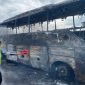 Bus Pariwisata Al - Mubarok Terbakar