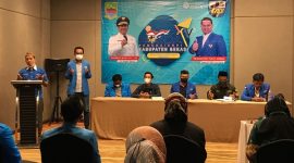 Suasana Pelantikan Ketua KNPI Kabupaten Bekasi