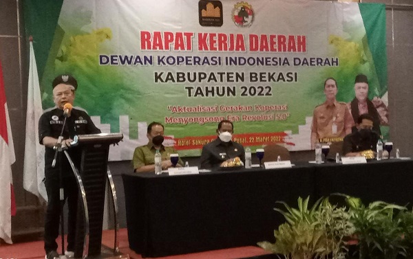 Rakerda Dekopinda Kabupaten Bekasi Tahun 2022 