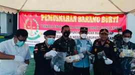 Giat Pemusnahan Barang Bukti Kejari Kabupaten Bekasi Jawa Barat