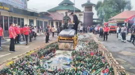 Polres Metro Bekasi Kota Musnahkan Barang Bukti