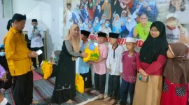 Kades Karangraharja H. Suhendra AR Gelar Buka Puasa Bersama dan Santunan Anak Yatim Piatu