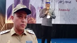 Foto: Plt Wali Kota Bekasi Tri Adhianto dan Ketua DPC Demokrat Ronny Hermawan 