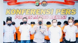 Polrestro Bekasi Ringkus 11 Pelaku Penyalahguna Narkotika