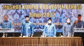 Plt Bupati Bekasi H. Ahkmad Marjuki Hadiri Muscab KORPRI Tahun 2022