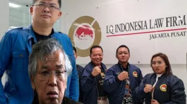 Foto: Alvin Lim Bersama LQ Indonesia Law Firm dan Panda Nababan (Depan)