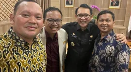 Pimpinan Daerah Pemuda Muhammadiyah (PDPM) Kabupaten Bekasi audiensi dengan Pj Bupati Bekasi, Dani Ramdan