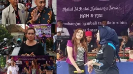 Acara Halal Bi Halal YJSI dan HAM