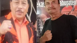 Ketua MPC PP Kabupaten Bekasi H. Apuk Idris (Kiri) dan HM. Rohatta (Kanan) 