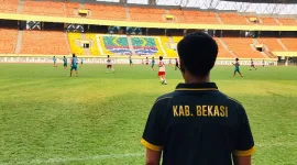 Laga Uji Coba Tim Porprov Kabupaten Bekasi Jawa Barat