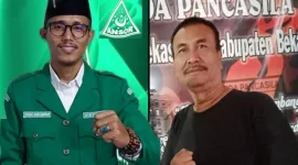 Ustadz Saparuddin Bi'in (Kiri) dan HM. Rohatta (Kanan)