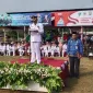 Foto: Camat Pebayuran, H, Hanief, S, Sos, MM Jadi Inspektur Upacara 