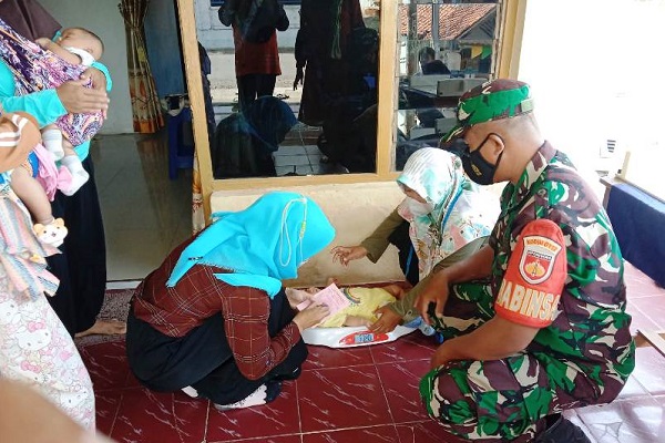 Kegiatan Posyandu balita dan ibu hamil di Desa Jatibarang Kudul Brebes