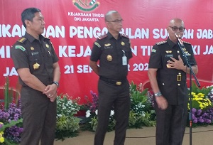 Suasana Pelantikan di Kejati DKI Jakarta