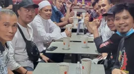 Acara Ngopi Malam Bareng Kader PKS dan Warga