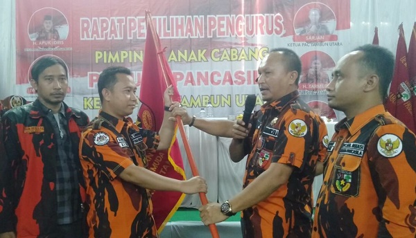 Foto: Pengukuhan Ketua PAC PP Tambun Utara: Sarjan