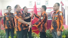 Pengukuhan Ketua PAC PP Cibitung, Asep Sukatma 