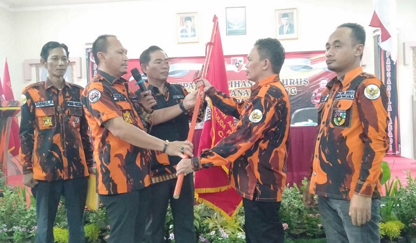 Pengukuhan Ketua PAC PP Cibitung, Asep Sukatma 