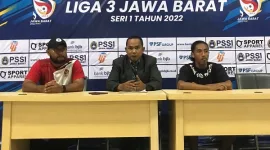 Prescon Dejan FC Dengan Media Officer Panitia Pelaksana Liga 3 Seri 1 Jawa Barat 