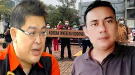 Foto: CEO LQ Indonesia Law Firm, Alvin Lim & Ketua Jaringan Nusantara Watch (JNW), Indra Sukma