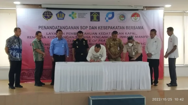 OP Tanjung Priok Tandatangani SOP Serta MoU Pihak Lain