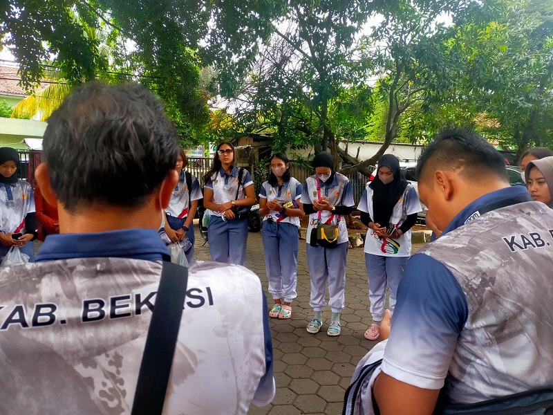 Tim Volly Putra-Putri Kabupaten Bekasi Jawa Barat