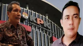 Foto: Deputi Pencegahan KPK, Pahala Naiggolan (Kiri) dan Pimred BE.com, Indra Sukma (Kanan)