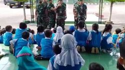 Kebersamaan TNI di Brebes Dengan Anak Usia Dini